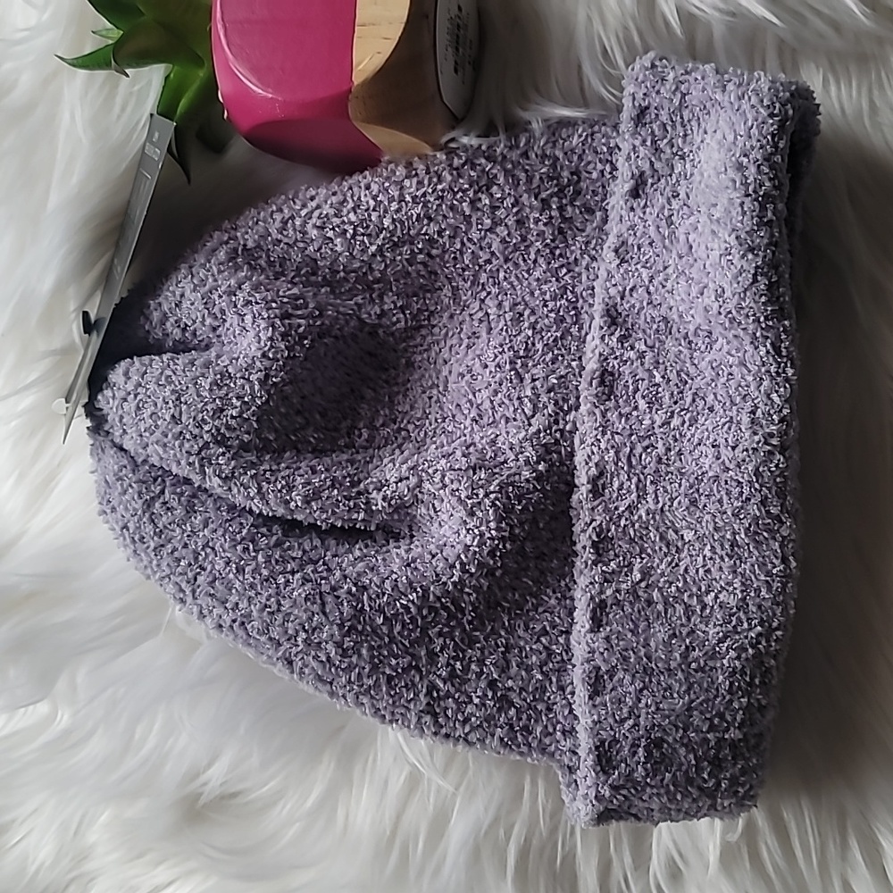 BFNY Pastel Purple Super Soft Beanie Hat